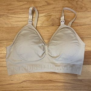 Kindred Bravely Sublime Nursing/Pumping Bra in Nude size Medium NWOT